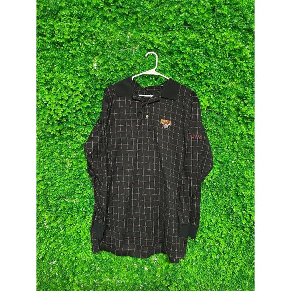 Other - Vintage Pittsburgh Pirates Quarter Button Long Sleeve T-shirt - Adult Mens XL -
